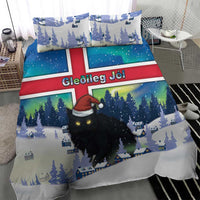 Iceland Christmas Bedding Set Yule Cat Gledileg Jol - Wonder Print Shop