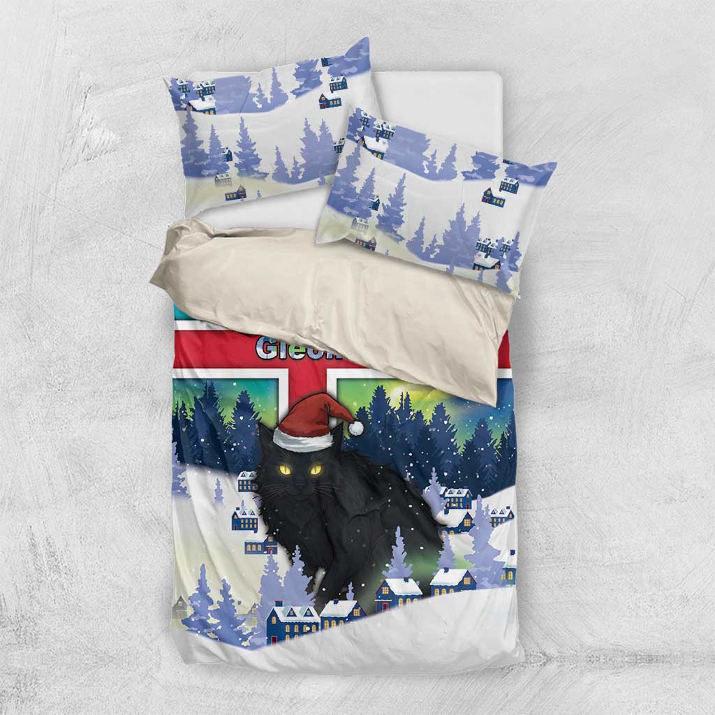 Iceland Christmas Bedding Set Yule Cat Gledileg Jol - Wonder Print Shop