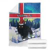 Iceland Christmas Blanket Yule Cat Gledileg Jol - Wonder Print Shop