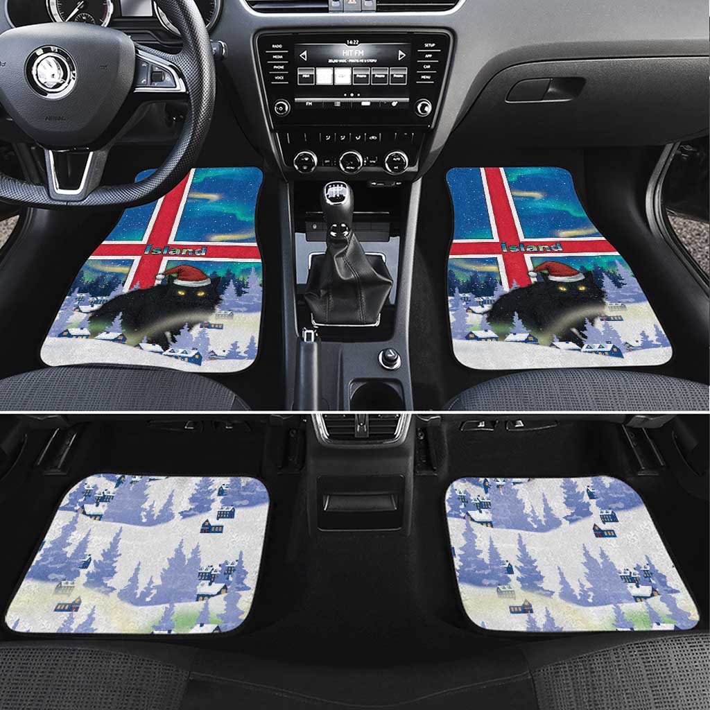 Iceland Christmas Car Mats Yule Cat Gledileg Jol - Wonder Print Shop