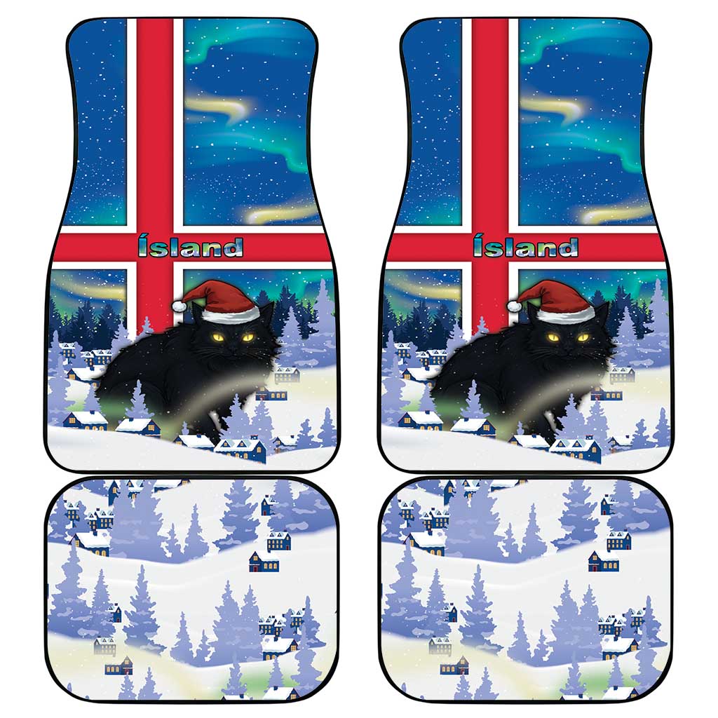 Iceland Christmas Car Mats Yule Cat Gledileg Jol - Wonder Print Shop