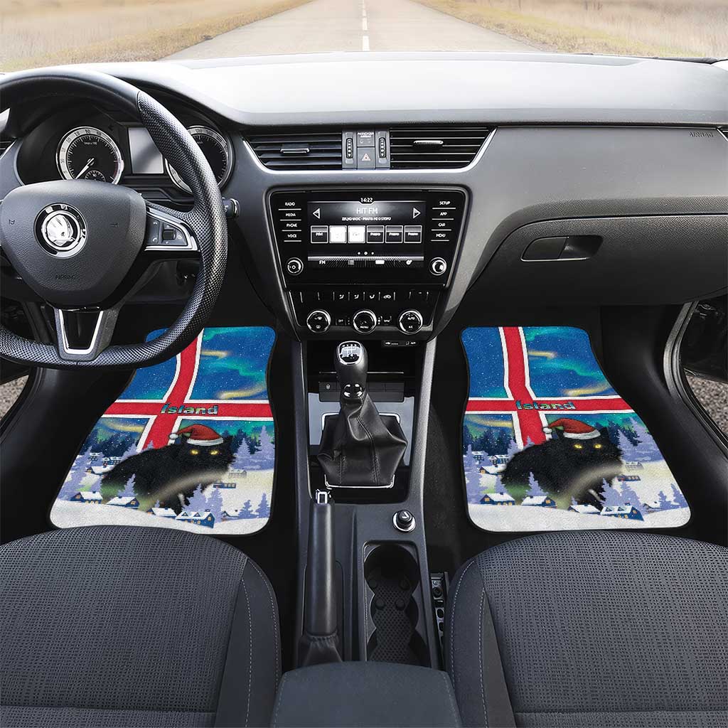 Iceland Christmas Car Mats Yule Cat Gledileg Jol - Wonder Print Shop