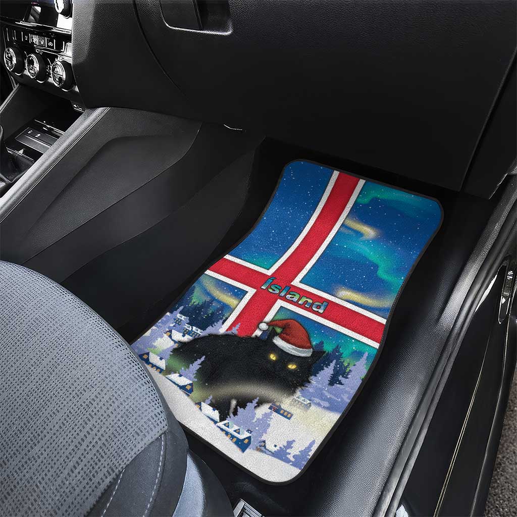 Iceland Christmas Car Mats Yule Cat Gledileg Jol - Wonder Print Shop