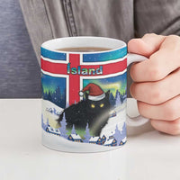 Iceland Christmas Ceramic Mug Yule Cat Gledileg Jol - Wonder Print Shop