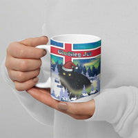 Iceland Christmas Ceramic Mug Yule Cat Gledileg Jol - Wonder Print Shop