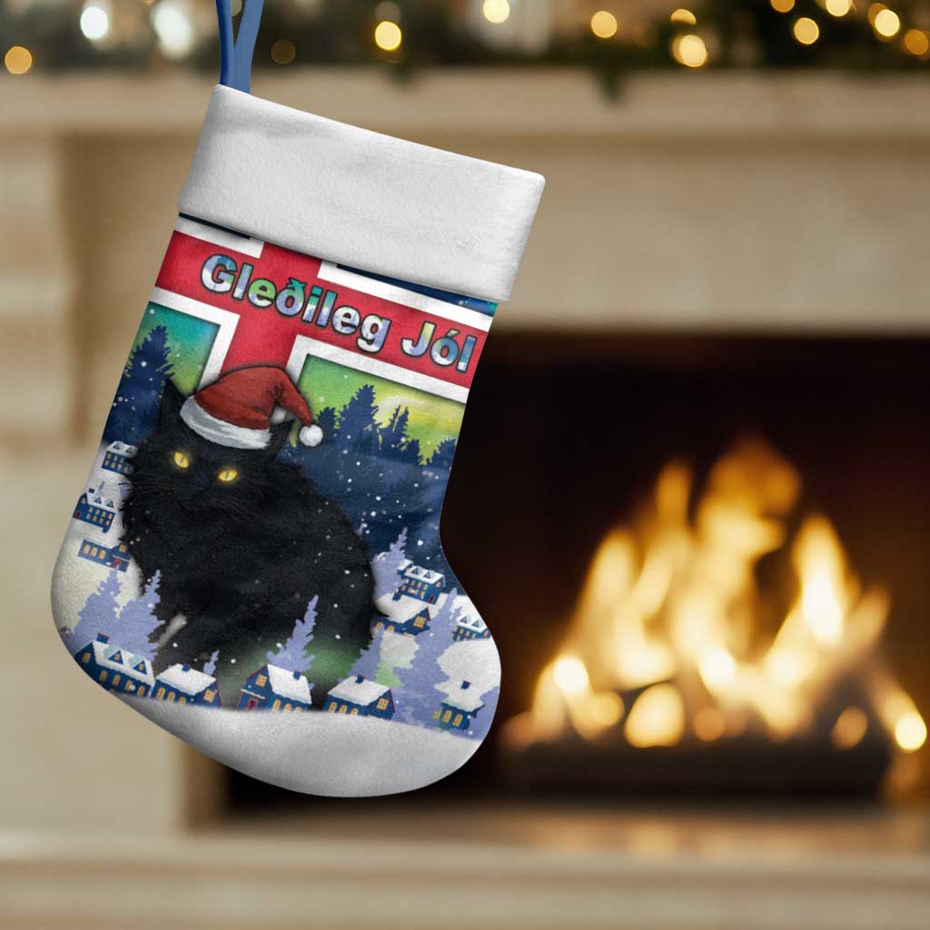 Iceland Christmas Stocking Yule Cat Gledileg Jol - Wonder Print Shop