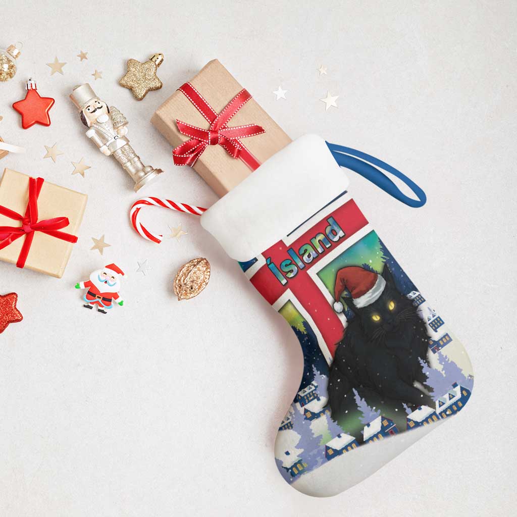 Iceland Christmas Stocking Yule Cat Gledileg Jol - Wonder Print Shop