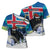 Iceland Christmas Cross Shoulder Shirt Yule Cat Gledileg Jol - Wonder Print Shop