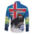 Iceland Christmas Family Matching Long Sleeve Bodycon Dress and Hawaiian Shirt Yule Cat Gledileg Jol - Wonder Print Shop