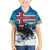 Iceland Christmas Family Matching Long Sleeve Bodycon Dress and Hawaiian Shirt Yule Cat Gledileg Jol - Wonder Print Shop