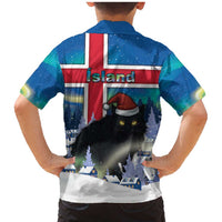 Iceland Christmas Family Matching Mermaid Dress and Hawaiian Shirt Yule Cat Gledileg Jol - Wonder Print Shop