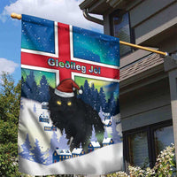 Iceland Christmas Garden Flag Yule Cat Gledileg Jol - Wonder Print Shop