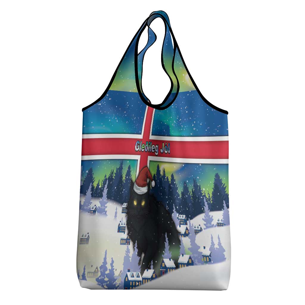Iceland Christmas Grocery Bag Yule Cat Gledileg Jol - Wonder Print Shop