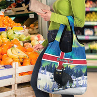 Iceland Christmas Grocery Bag Yule Cat Gledileg Jol - Wonder Print Shop