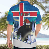 Iceland Christmas Hawaiian Shirt Yule Cat Gledileg Jol - Wonder Print Shop