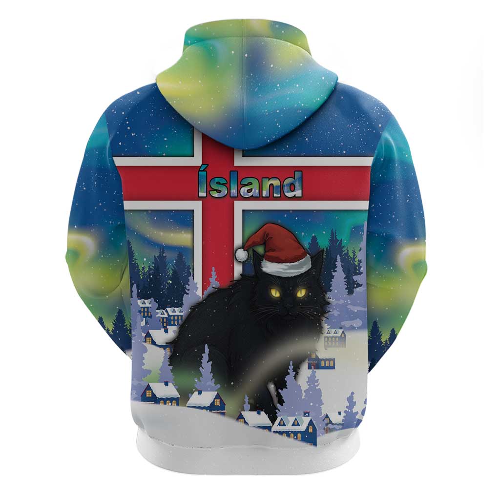 Iceland Christmas Hoodie Yule Cat Gledileg Jol - Wonder Print Shop