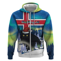 Iceland Christmas Hoodie Yule Cat Gledileg Jol - Wonder Print Shop