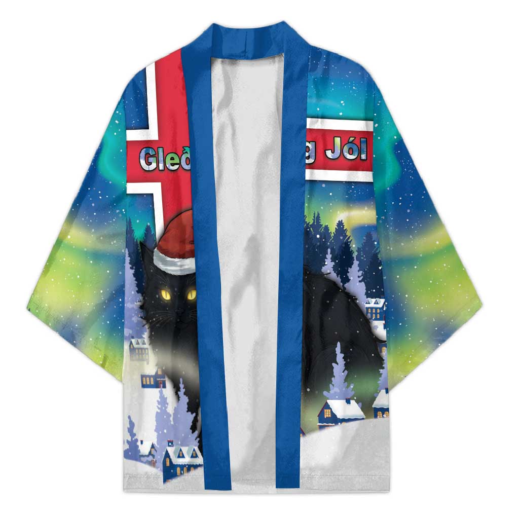 Iceland Christmas Kimono Yule Cat Gledileg Jol - Wonder Print Shop