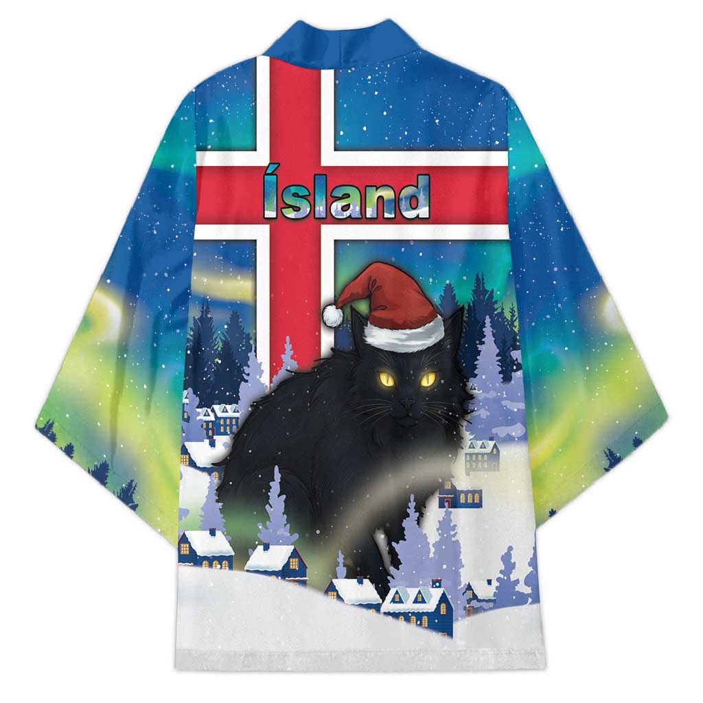 Iceland Christmas Kimono Yule Cat Gledileg Jol - Wonder Print Shop