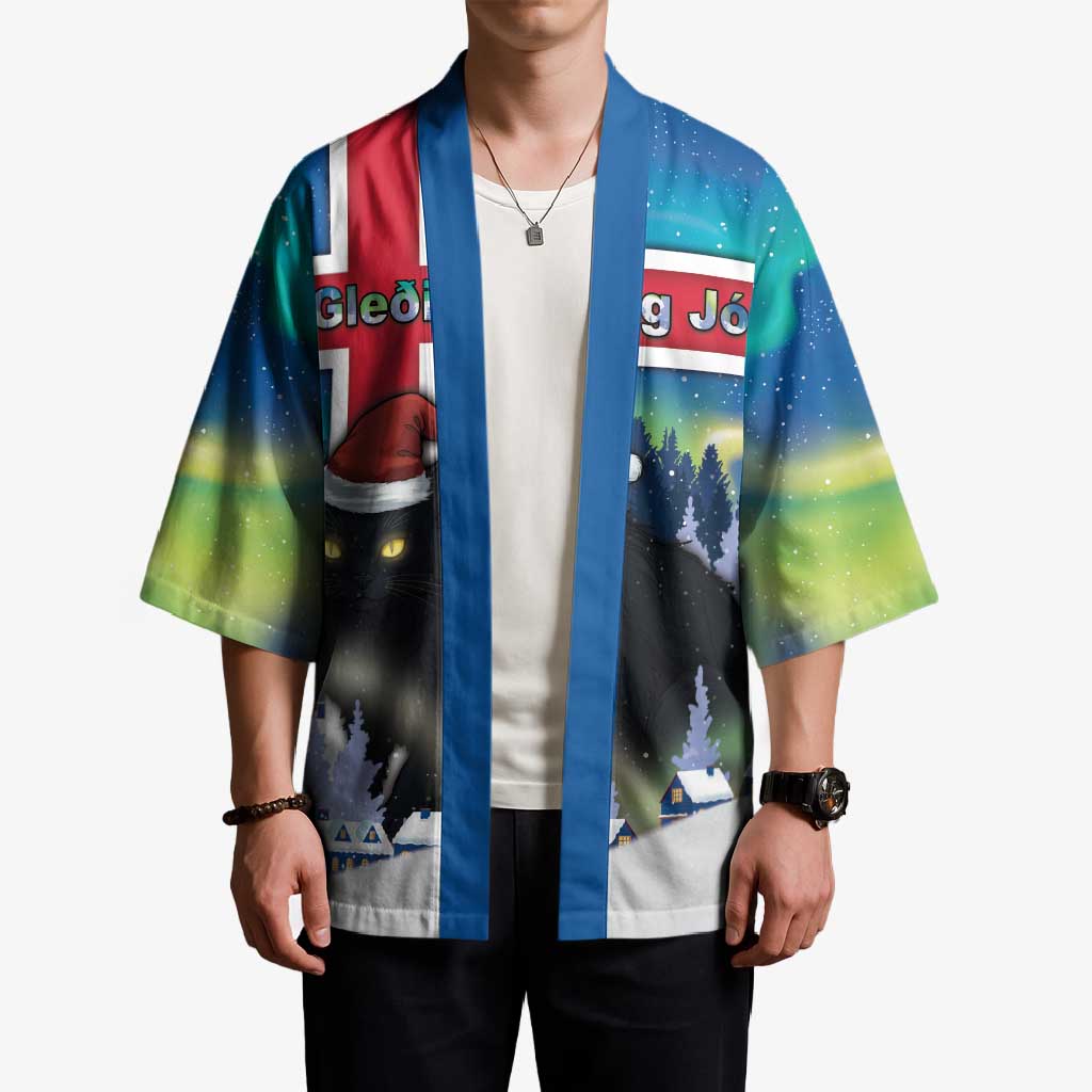 Iceland Christmas Kimono Yule Cat Gledileg Jol - Wonder Print Shop