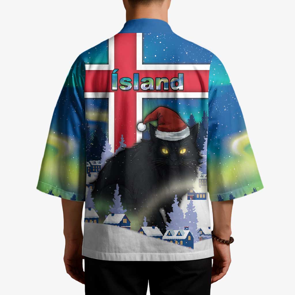 Iceland Christmas Kimono Yule Cat Gledileg Jol - Wonder Print Shop