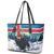 Iceland Christmas Leather Tote Bag Yule Cat Gledileg Jol - Wonder Print Shop
