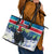 Iceland Christmas Leather Tote Bag Yule Cat Gledileg Jol - Wonder Print Shop