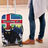 Iceland Christmas Luggage Cover Yule Cat Gledileg Jol - Wonder Print Shop