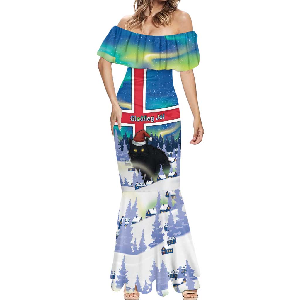 Iceland Christmas Mermaid Dress Yule Cat Gledileg Jol - Wonder Print Shop