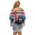 Iceland Christmas Off Shoulder Short Dress Yule Cat Gledileg Jol - Wonder Print Shop