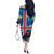 Iceland Christmas Off The Shoulder Long Sleeve Dress Yule Cat Gledileg Jol - Wonder Print Shop