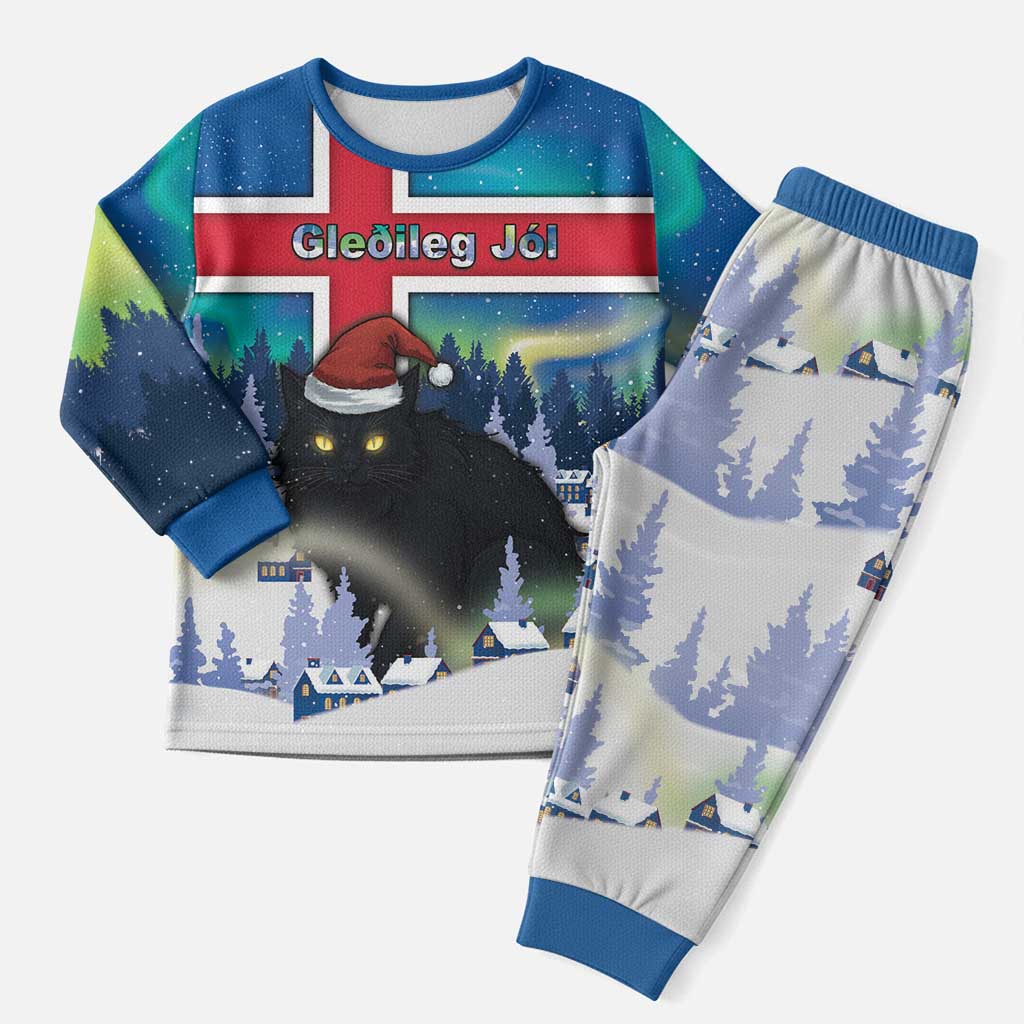 Iceland Christmas Pajama Set Yule Cat Gledileg Jol - Wonder Print Shop