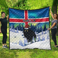Iceland Christmas Quilt Yule Cat Gledileg Jol - Wonder Print Shop