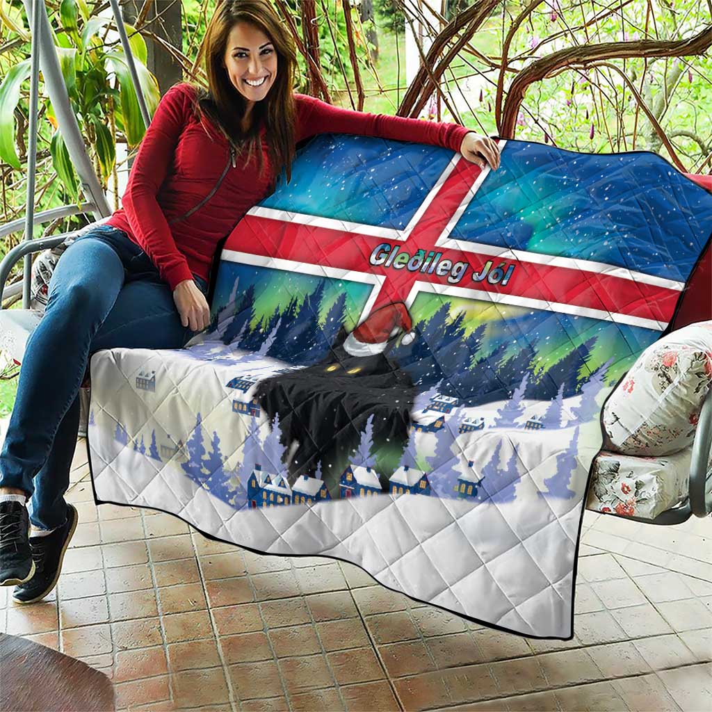 Iceland Christmas Quilt Yule Cat Gledileg Jol - Wonder Print Shop