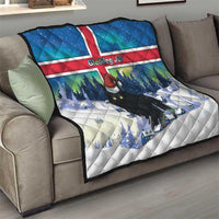 Iceland Christmas Quilt Yule Cat Gledileg Jol - Wonder Print Shop