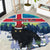 Iceland Christmas Round Carpet Yule Cat Gledileg Jol - Wonder Print Shop