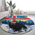 Iceland Christmas Round Carpet Yule Cat Gledileg Jol - Wonder Print Shop