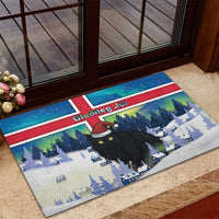 Iceland Christmas Rubber Doormat Yule Cat Gledileg Jol - Wonder Print Shop
