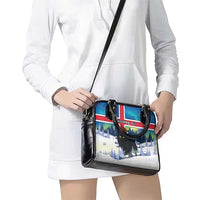 Iceland Christmas Shoulder Handbag Yule Cat Gledileg Jol - Wonder Print Shop