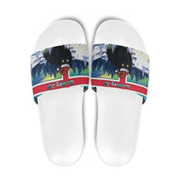 Iceland Christmas Slide Sandals Yule Cat Gledileg Jol - Wonder Print Shop