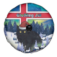 Iceland Christmas Spare Tire Cover Yule Cat Gledileg Jol - Wonder Print Shop