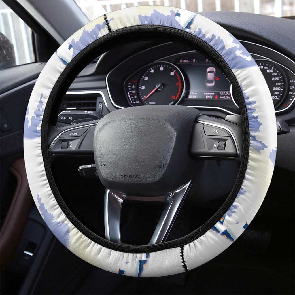 Iceland Christmas Steering Wheel Cover Yule Cat Gledileg Jol - Wonder Print Shop