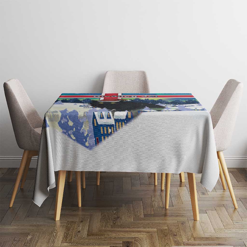 Iceland Christmas Tablecloth Yule Cat Gledileg Jol - Wonder Print Shop