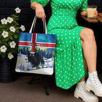 Iceland Christmas Tote Bag Yule Cat Gledileg Jol - Wonder Print Shop