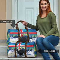 Iceland Christmas Travel Bag Yule Cat Gledileg Jol - Wonder Print Shop
