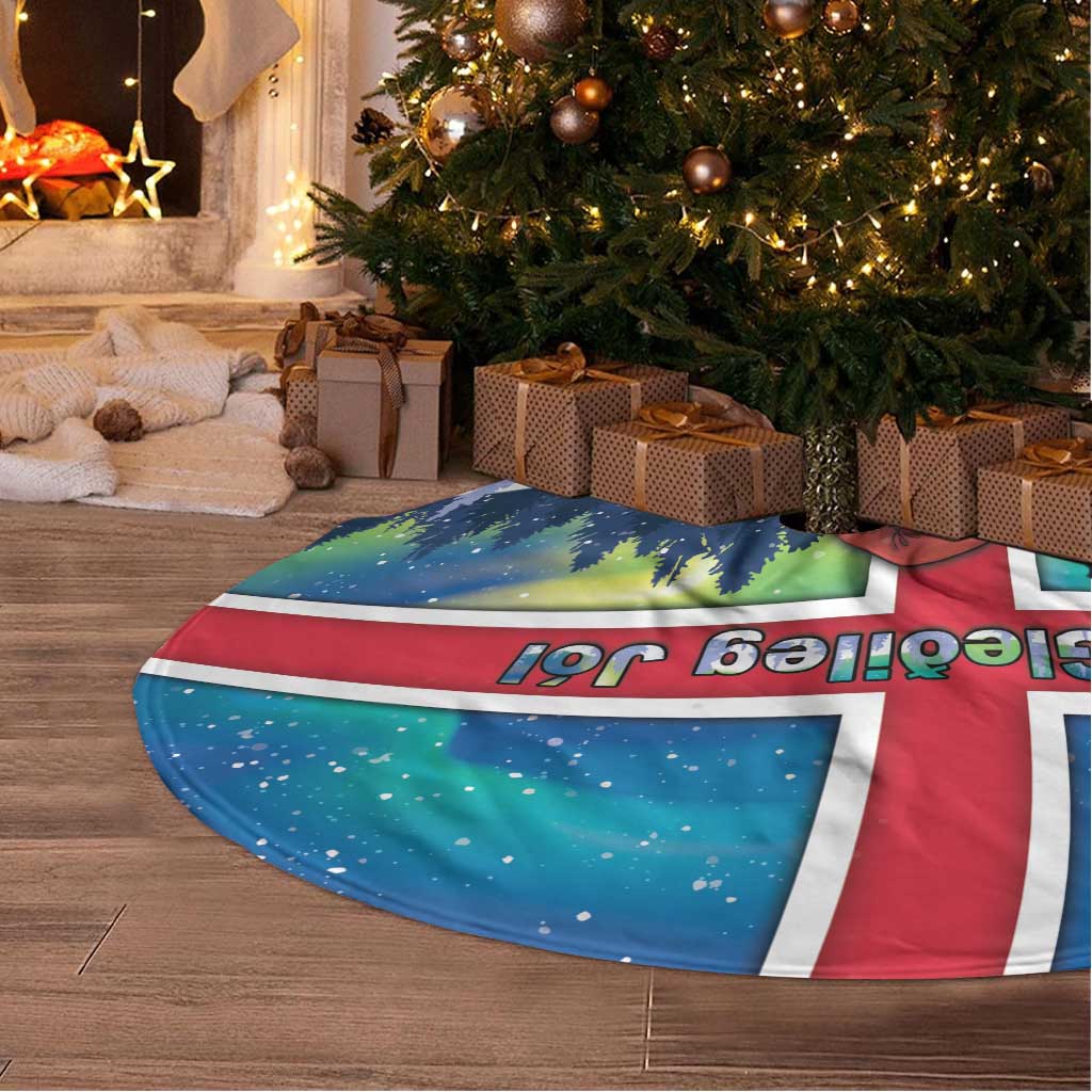 Iceland Christmas Tree Skirt Yule Cat Gledileg Jol - Wonder Print Shop