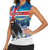 Iceland Christmas Women Sleeveless Polo Shirt Yule Cat Gledileg Jol - Wonder Print Shop