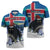 Iceland Christmas Zipper Polo Shirt Yule Cat Gledileg Jol - Wonder Print Shop