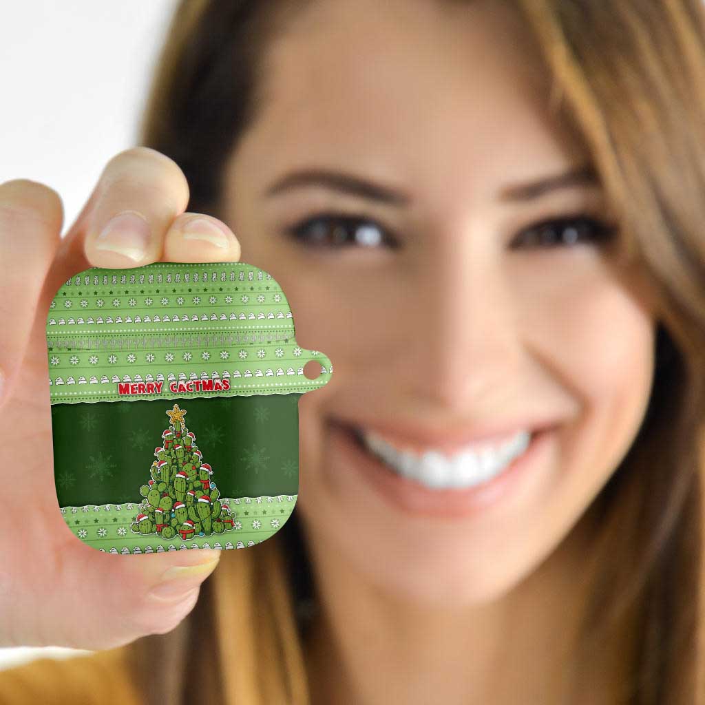 Cactus Christmas AirPods Case Merry Cactmas - Wonder Print Shop
