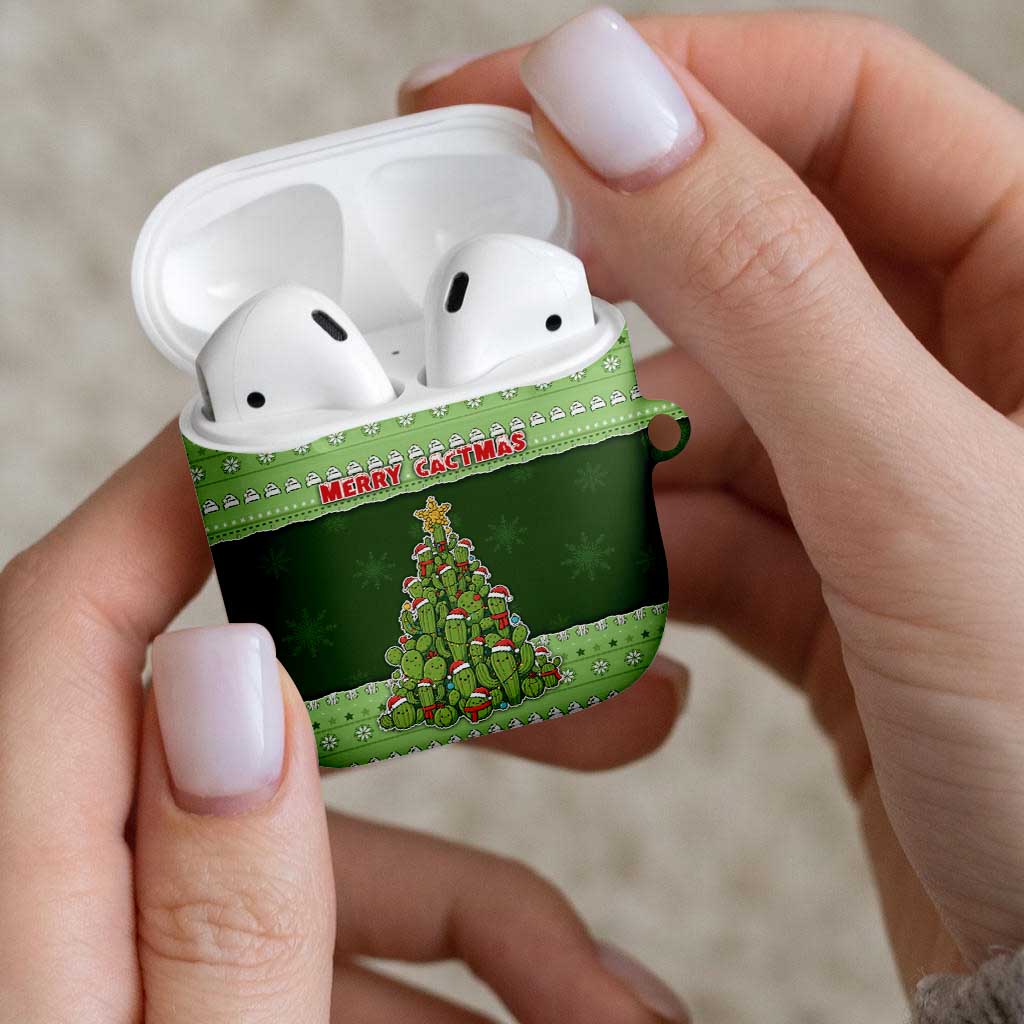 Cactus Christmas AirPods Case Merry Cactmas - Wonder Print Shop